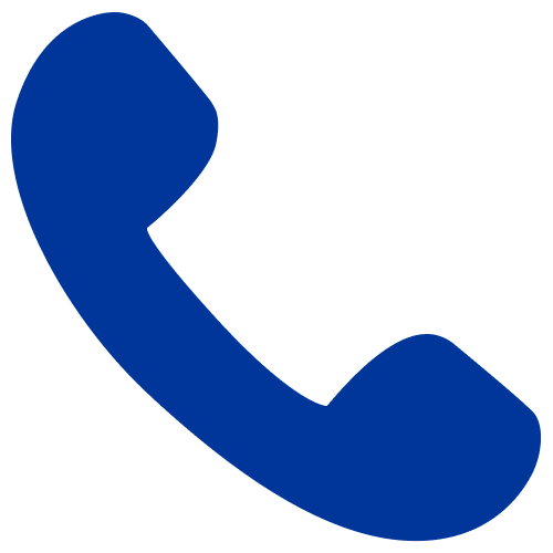 ícone telefone azul